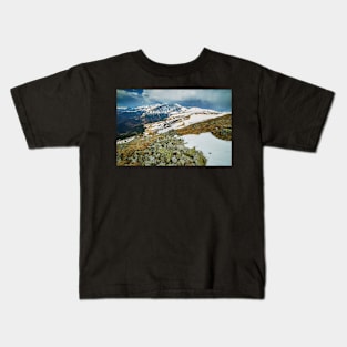 Mountain range in the spring Kids T-Shirt